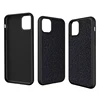 Matte soft TPU edge hard PC back blank case for iphone11 Pro with groove Custom inlay leather case for iPhone 11 Pro max