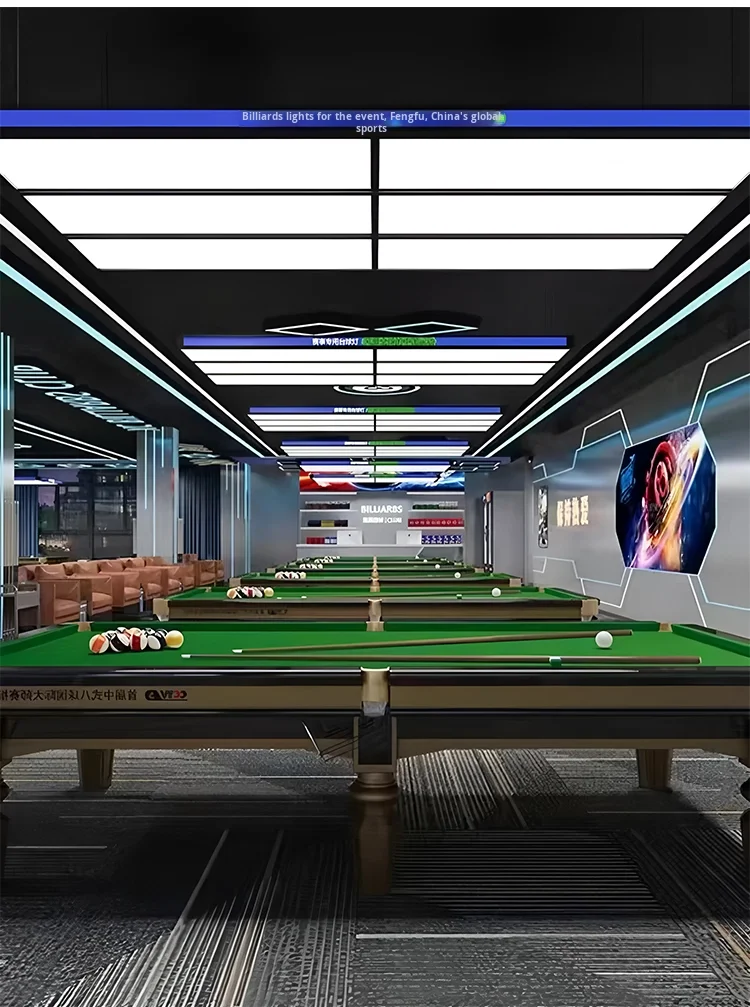 product professional full body illuminated shadowless billiards pendant light style for billiard hall room ceiling lights for atmosphere-9
