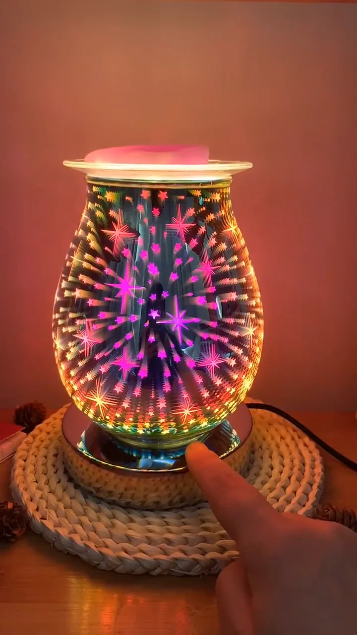 Led Decoration Lights Crystal Diffuser Wax Melts Warmer Aromatherapy