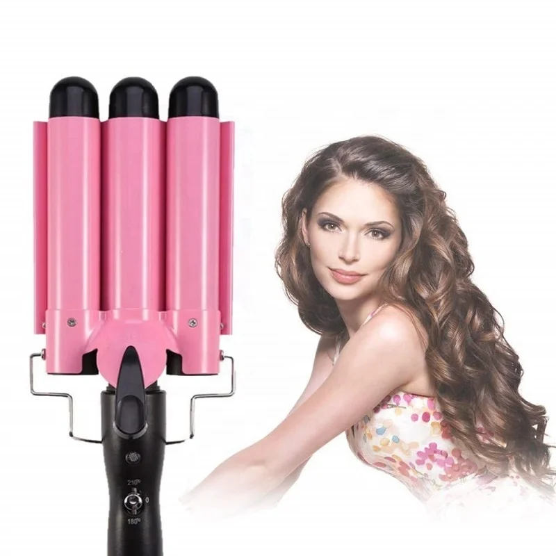 Professional Salon Wavy Hair Styler Tourmaline Hair Crimping Iron Wave