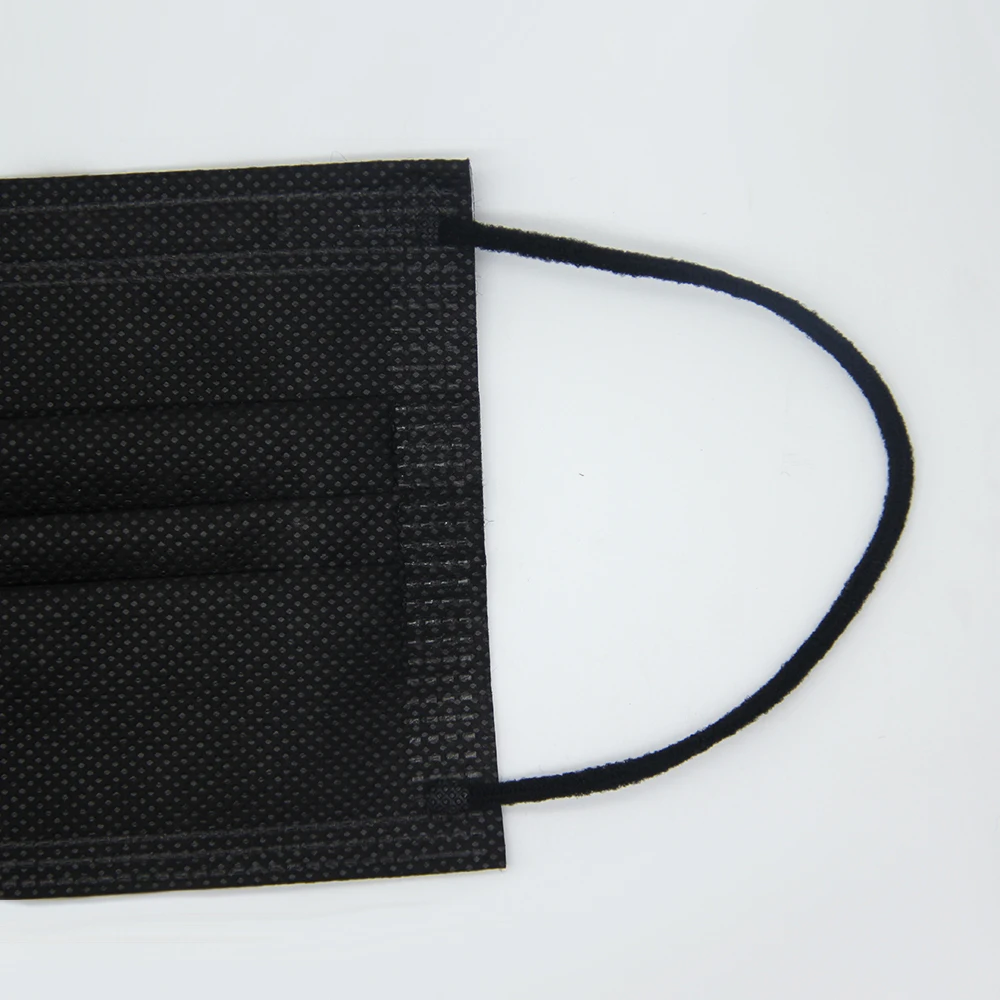 制造商供应商一次性口罩制造机3层astm 3级黑色防尘口罩