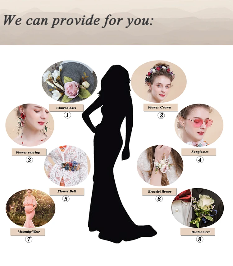 Artificial Flower Crown