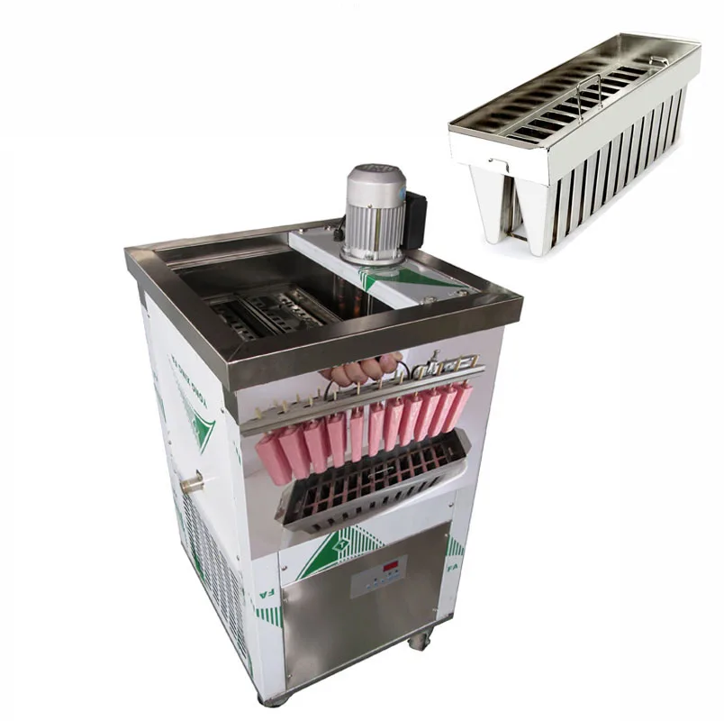 New Arrival 2 Mold Brazil style 52 mold Ice Lolly Popsicle Machine 008613824555378