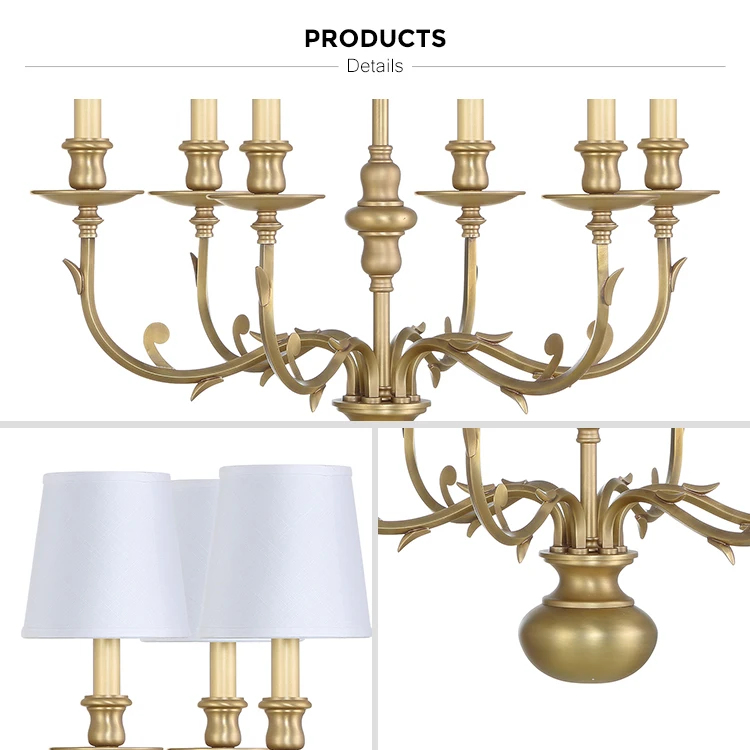 indoor brass chandelier
