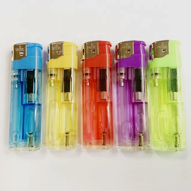 Premium Electronic Transparent Slim Cigarette Lighters