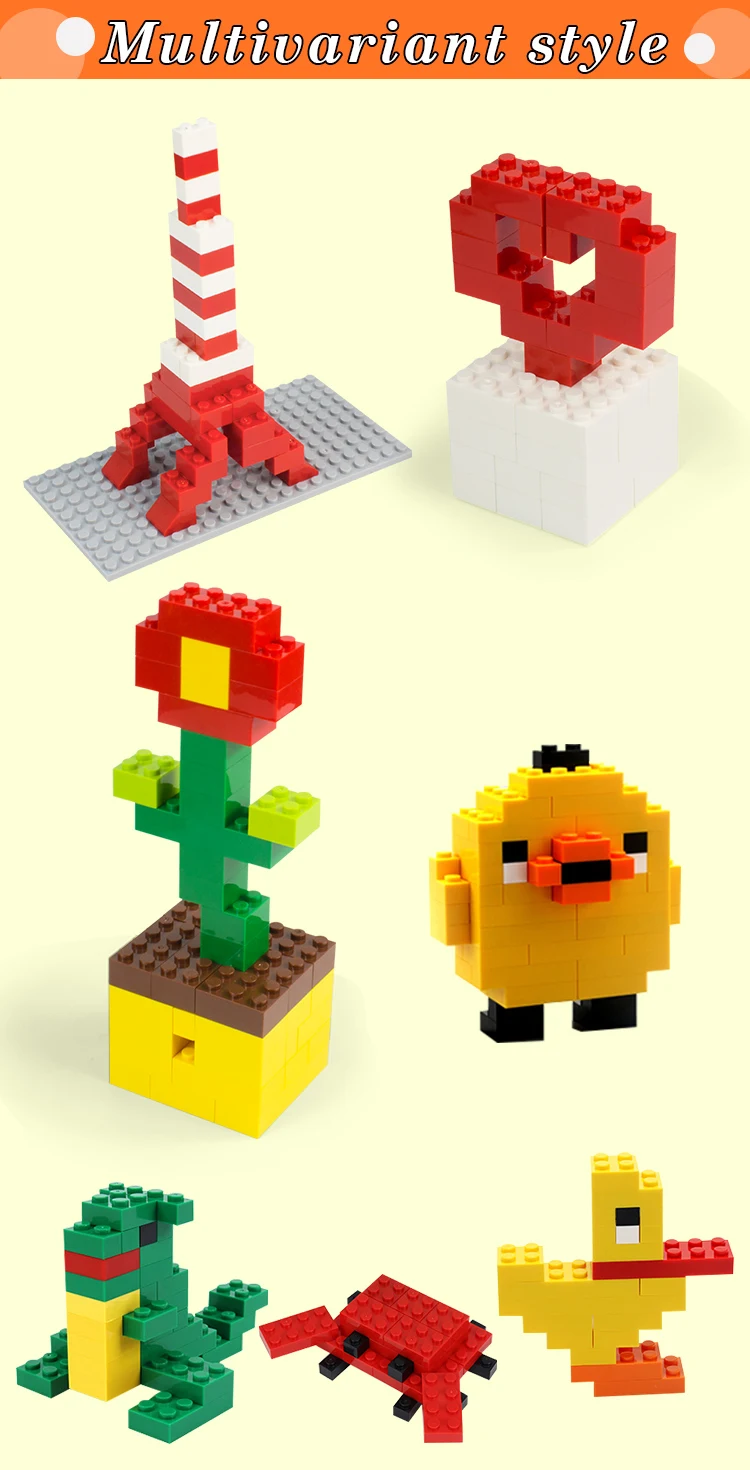 Gms 450pcs Molegost Popular Plastic Game Toy Puzzle Building Bricks