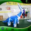 Soft PVC material inflatable toy animals, hongyi 2.5m inflatable blue dragon with cool armour