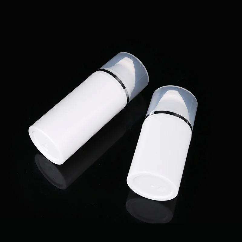 Personal Care PP Black Shoulder 15ml Airless Pump Bottles