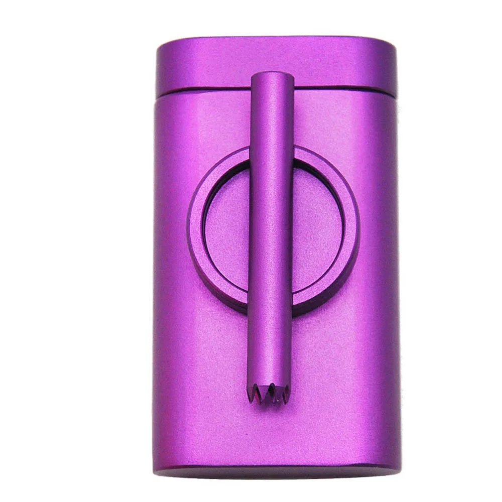 Aluminum Alloy Grind Case Pinch Hitter Grinder Combo Weed Grinder Dugout One Hitter Storage 