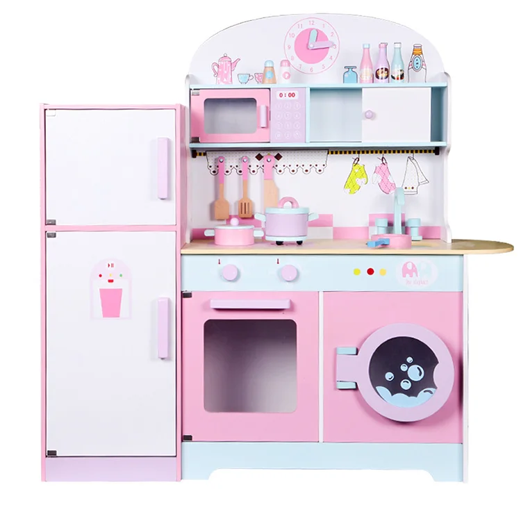 pink kitchen play