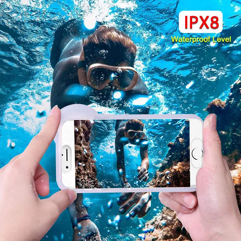 Underwater Photography Waterproof Phone Case Pouch For Iphone X/xs