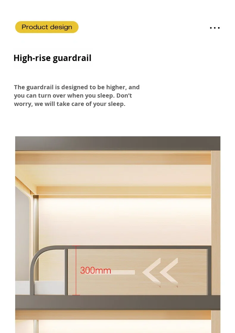 product free 3d design service apartment bed furniture double decker iron student dormitory bunk bed with two floors for metal school-11