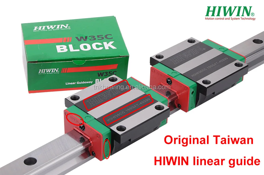 HIWIN Linear Guideway HGR15 Rail HGH15CA Block HGW15CC Carriage guide Any length 