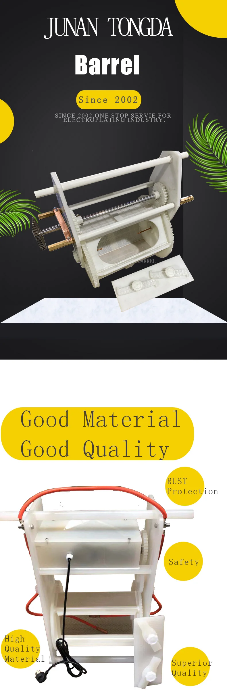 Tongda Barrel Plating Machine Barrel Plating Equipment| Alibaba.com