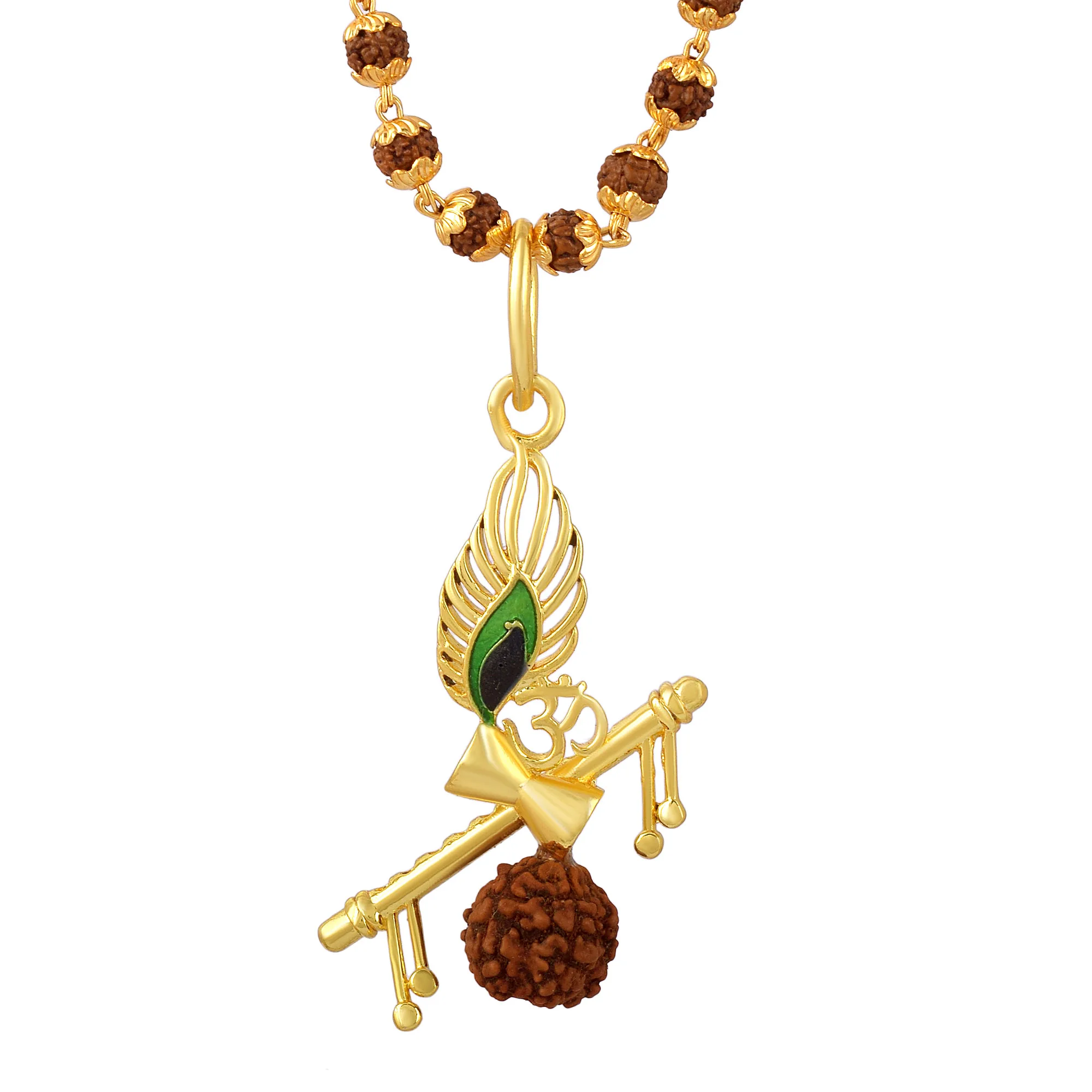Jewelry Lord Krishna Flute Pendant 