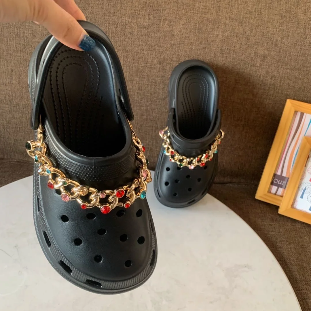 bae clogs with chain