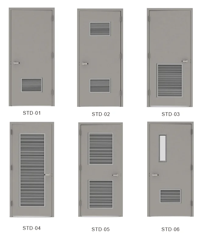 Good Quality Galvanized Steel Fusible Link Fire Rated Door Louver Made