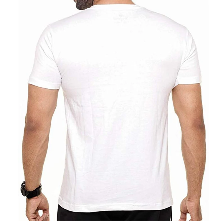 China Wholesale Cheap Bulk Plain White T Shirts Men High Quality Short ...