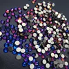 C&Y Wholesale Glass Colorful Flame Flat Back Non Hot Fix Rhinestone