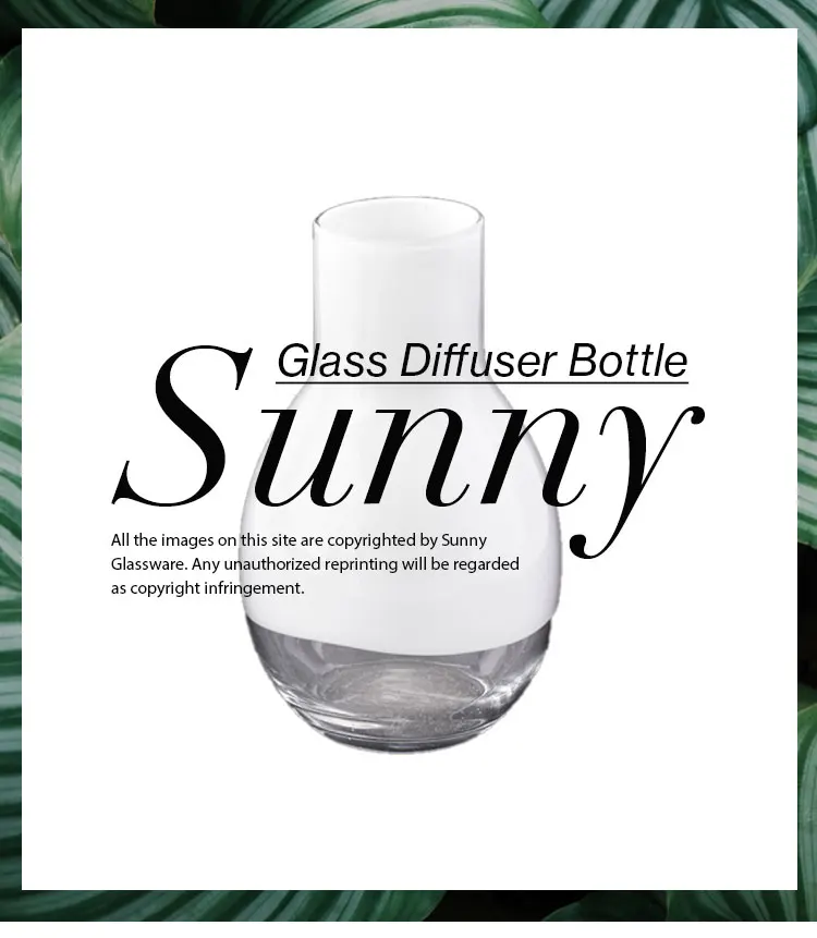 luxury reed diffuser glass bottle