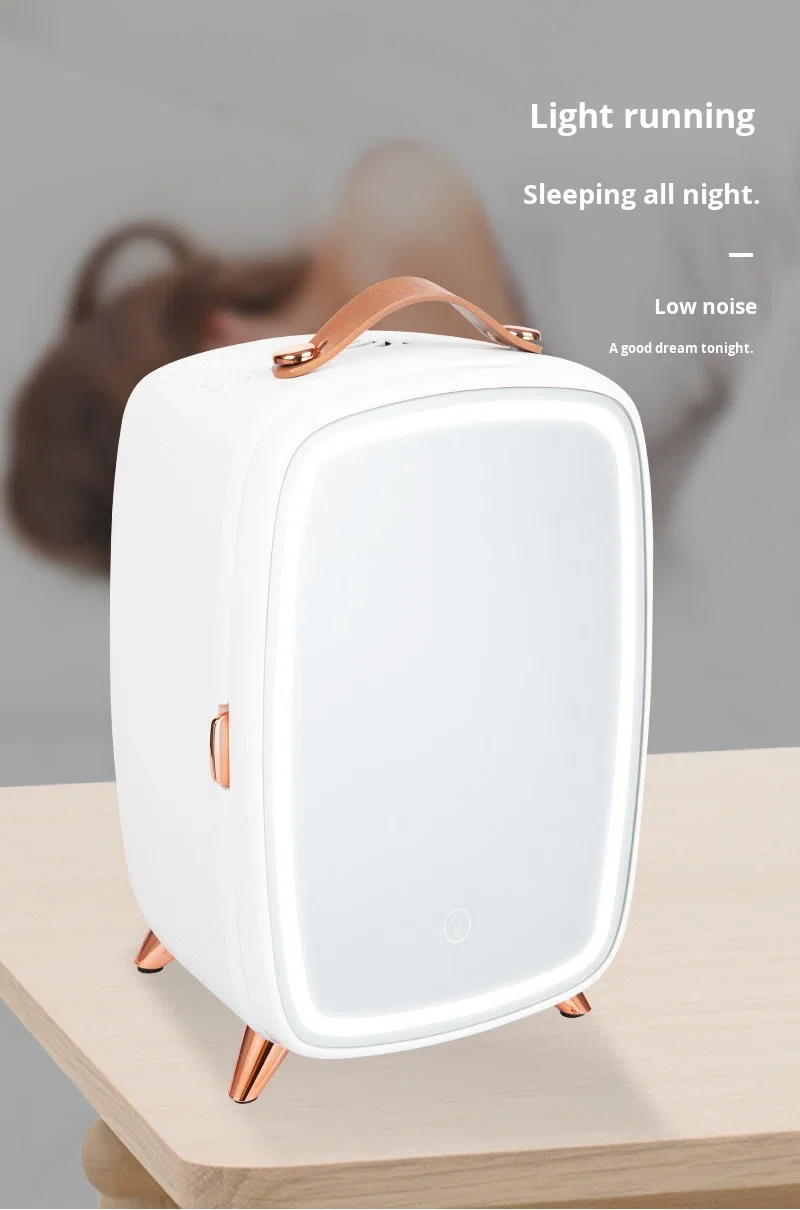 6L mirror led cosmetic refrigerator