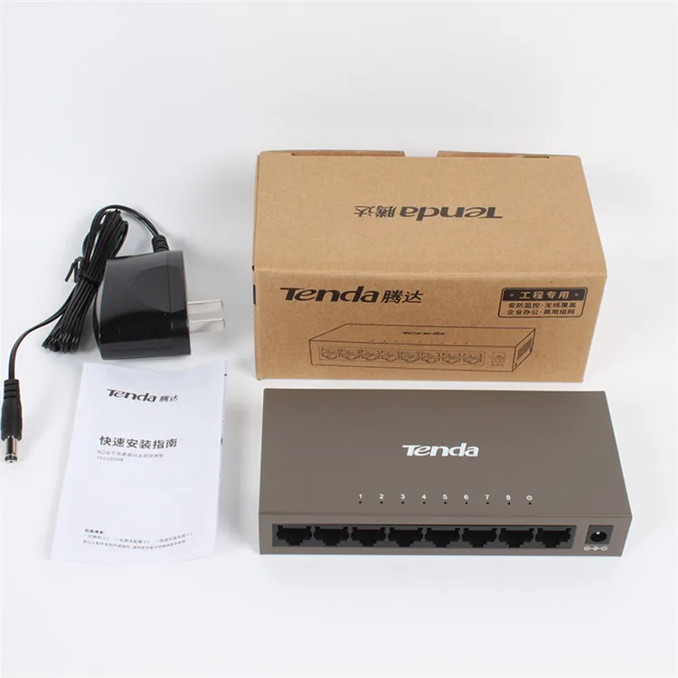 Tenda Teg1008m 8 Ports 10/100/1000mpbs Gigabit