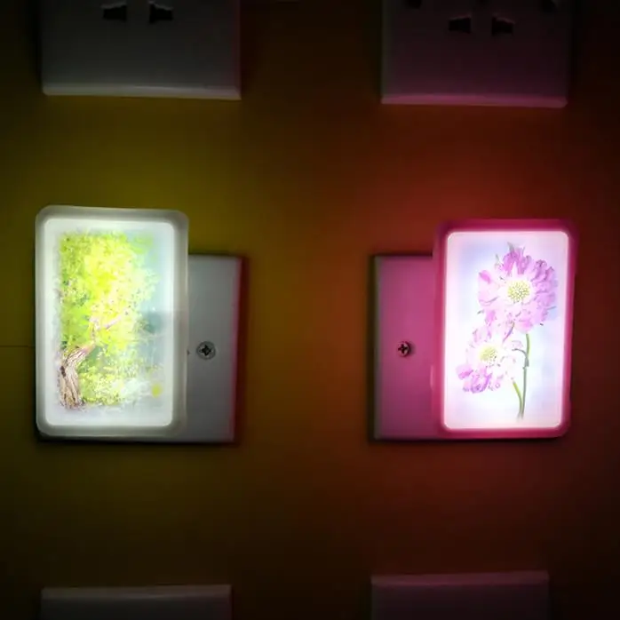 hot sale OEM W126 mobile phone shell  lamp switch plug in led night light For Baby Bedroom child gift