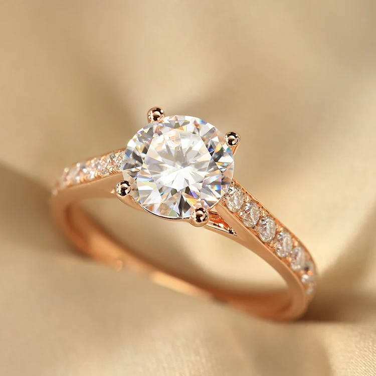 Moissanite Jewelry With Gra Certificate Famous Brand Jewelry Ring Oval