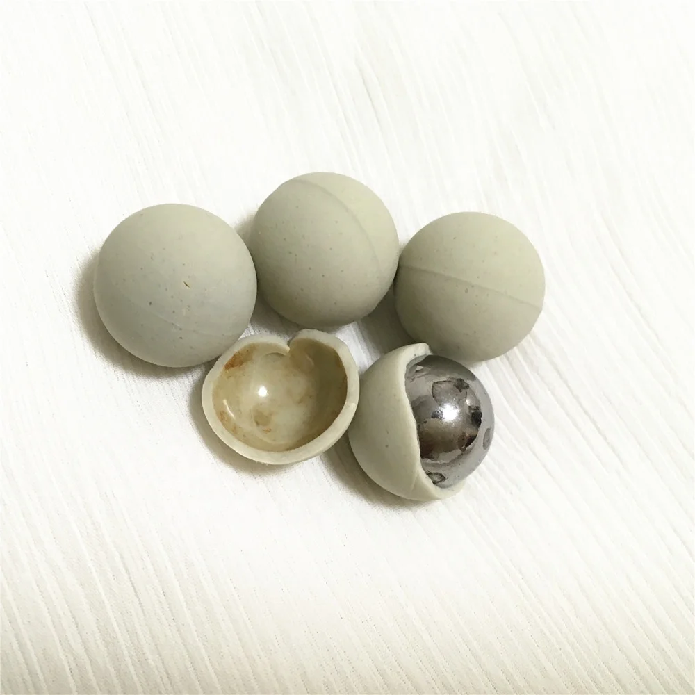 Wholesale 11g 0.68cal Rubber Coated Steel Paintball Balls For Sale