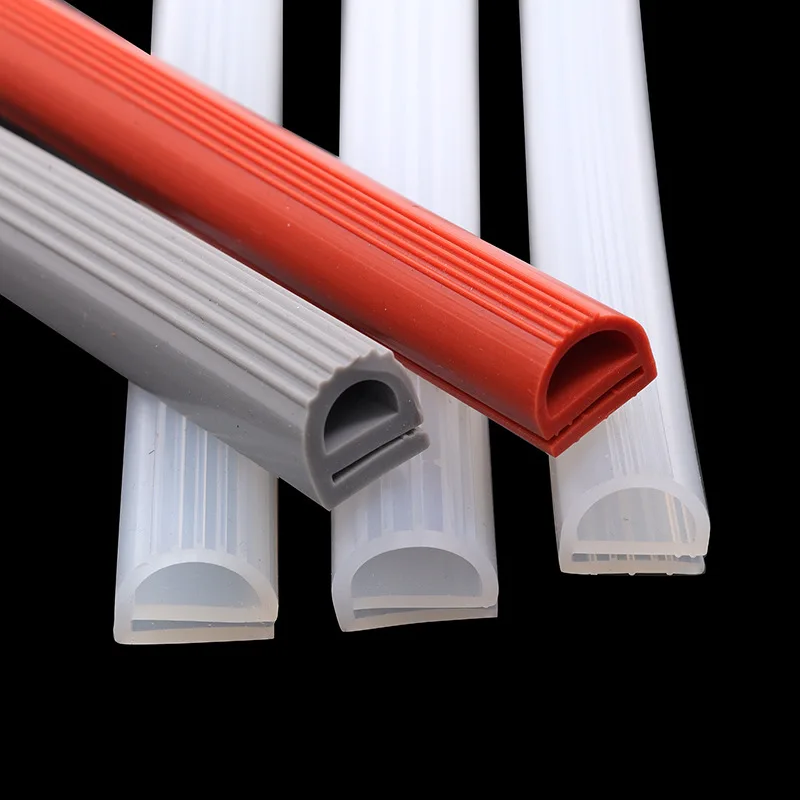 E-Type Silicone Sealing Strip High Temperature Resistant (0~150) Oven Door Anti-Collision Single E-Shaped Oven Rubber