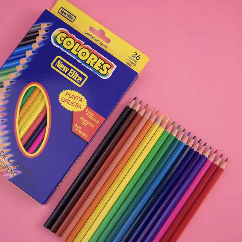 Set di matite colorate per bambini atossiche in legno_voghion.com