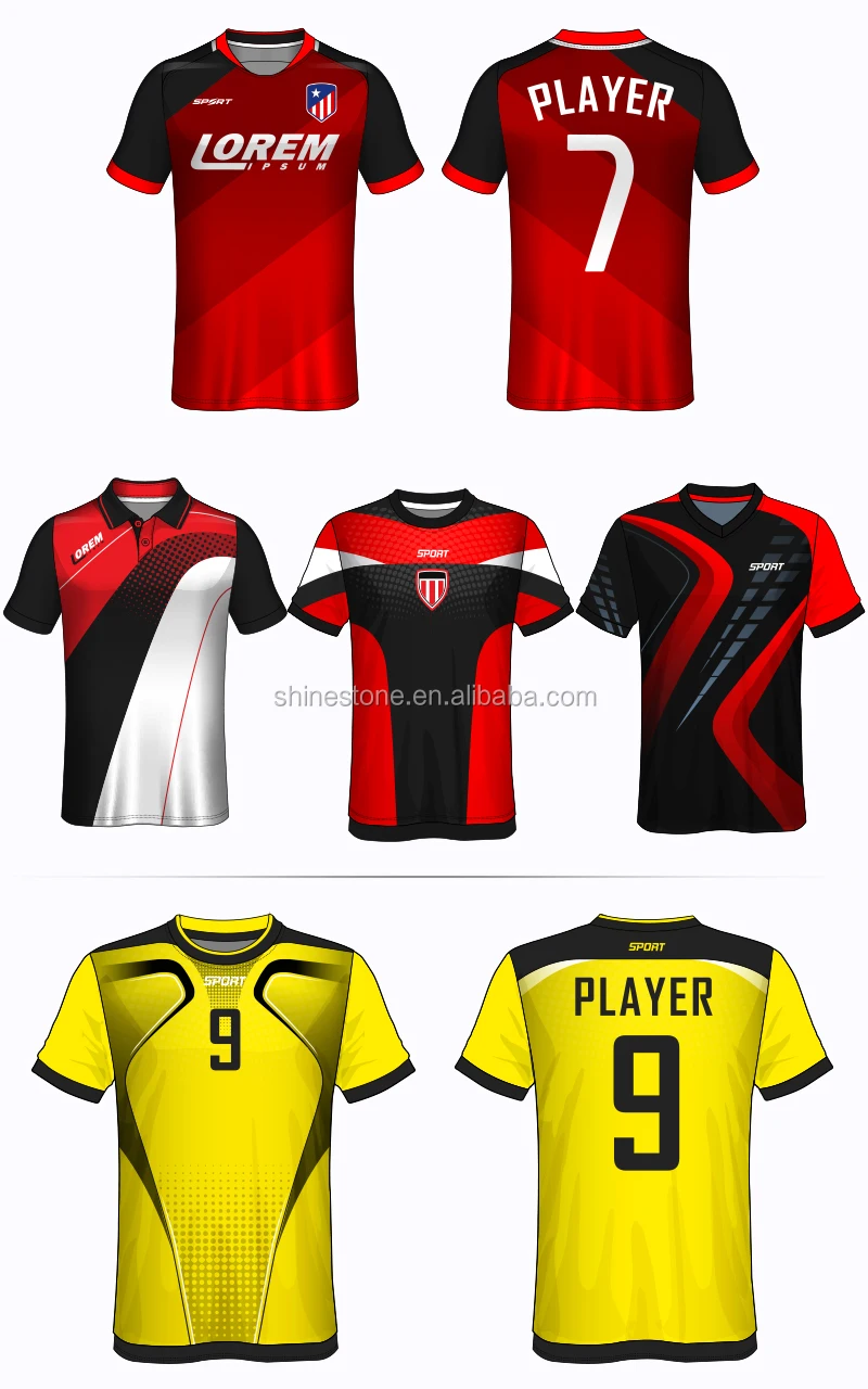 Source 2022 wholesale Men custom Soccer sublimation Jersey design your own  training jersey football shirts kit soccer jersey set on m.
