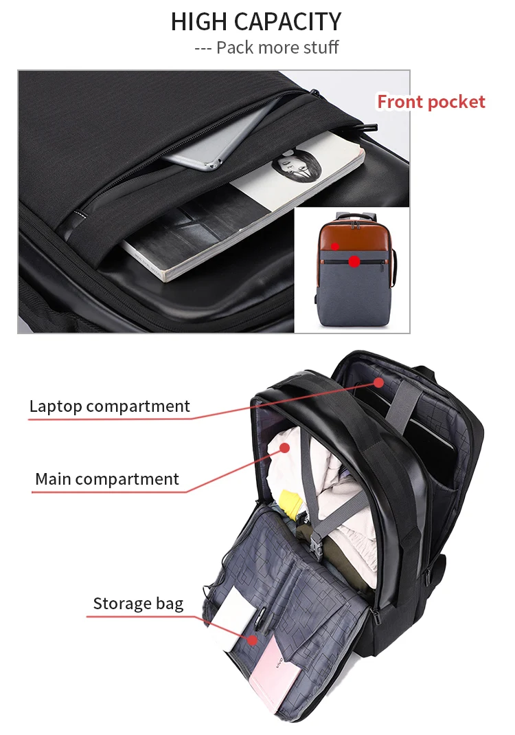 Custom New Style Men Business Travel Computer Laptop Backpack - Buy ...