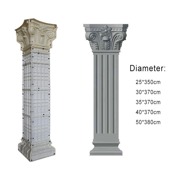 Roman flower pots molds mould concrete stone very strong ABS material