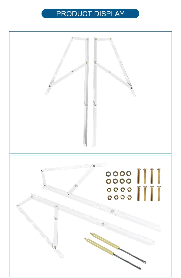 Heavy Duty Bed Hydraulic Lift Mechanism Gas Spring For Murphy Beds Vt