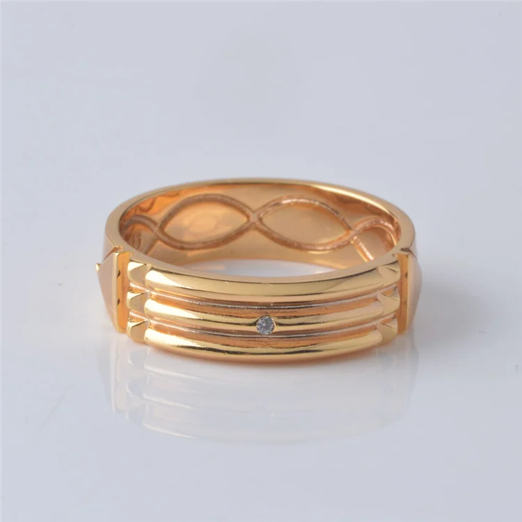 18k yellow gold wedding ring A0150P5BAF | Argyor 1954 Ring thickness Light  (1.12 mm) Ring size 47