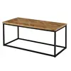 SWT Best Chevron Solid Wood Metal Prices Center Table Modern Wooden Coffee