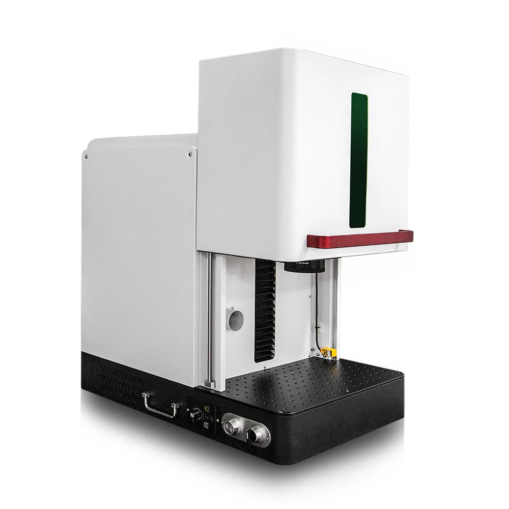 Full Closed Fiber 20w Laser Engraving Machine For Ring Bracelets