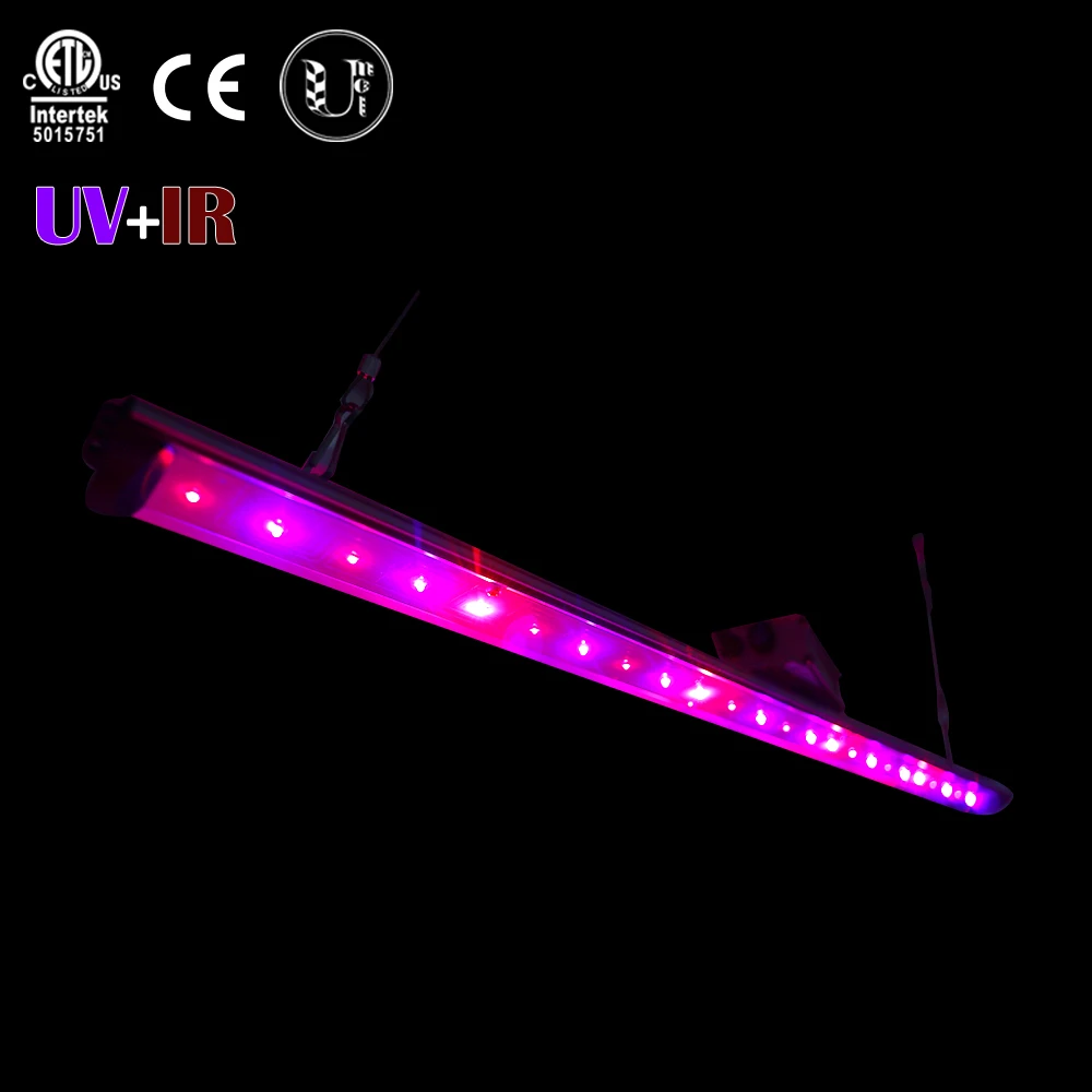 2020 latest generation  Umol UV 395nm IR 730nm Os660nm removable flowering strip led grow light bar