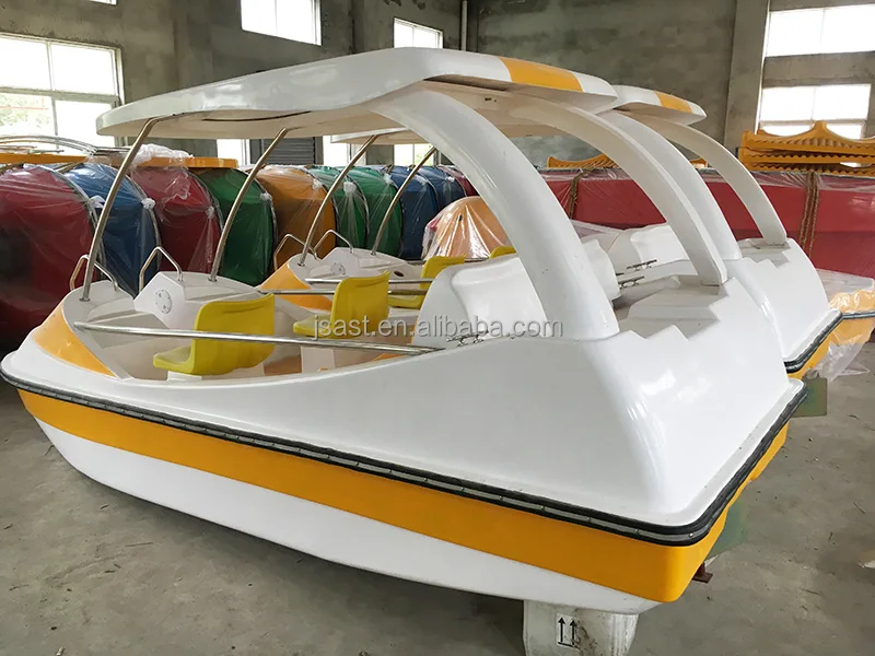 China Alibaba 1000 Electric Boat Youtube Video Yellow Color Park