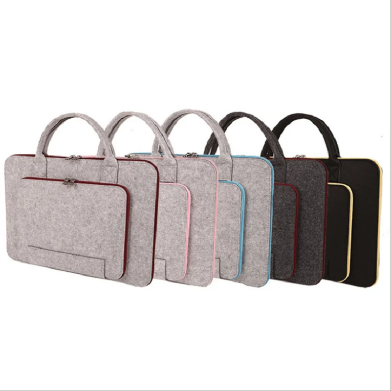 colorful colors 15.6inch bags felt notebook laptop