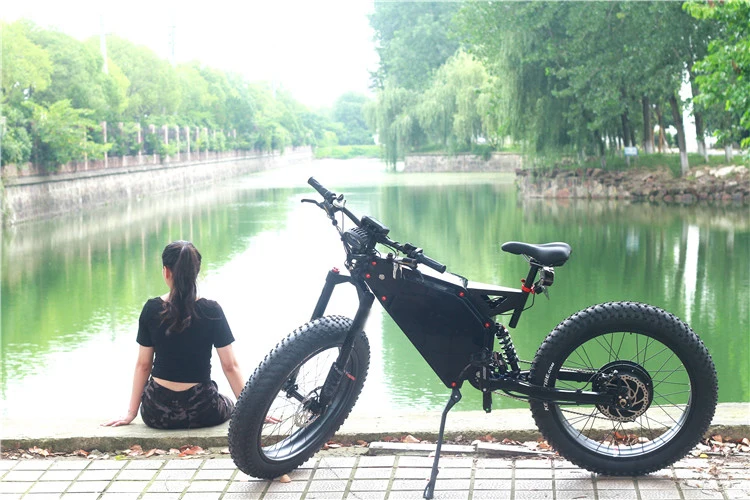 72v Wholesale Price 5000w Fat Emtb Full Suspension Electric Fat Bike