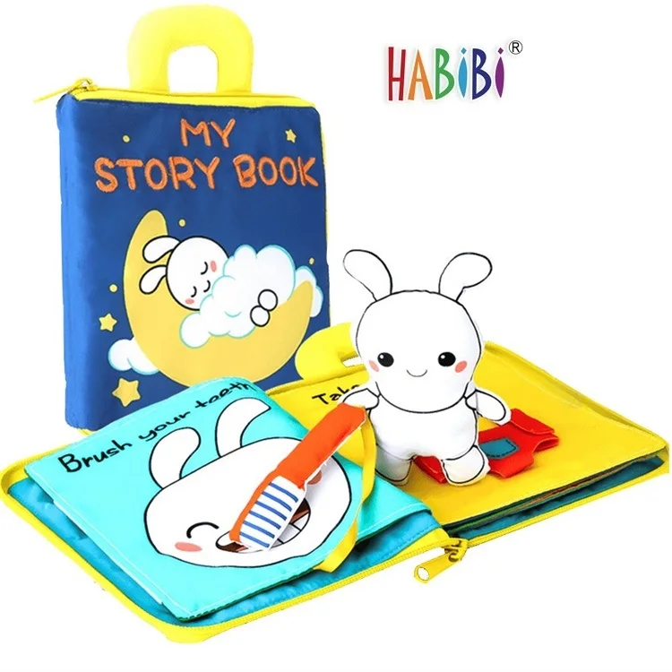 Cute 3d Rabbit Cloth Story Books For Toddlers Baby Story Books Cloth For Learning And Education Activity Cloth Book Buy Cloth Books For Toddlers Cloth Books For Learn Baby Books Cloth Product On