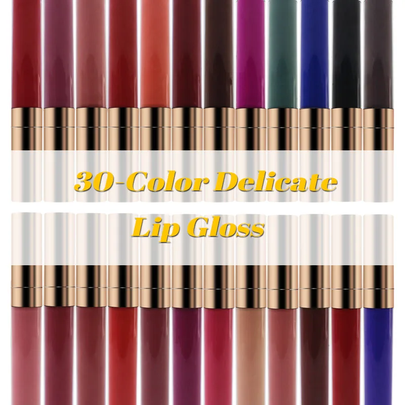 Vegan Cosmetics Private Label Waterproof Pigmented 30 Colors Liquid Matte Lipstick