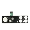 custom service PET membrane switch keyboard with punch big hole for function adjusting button