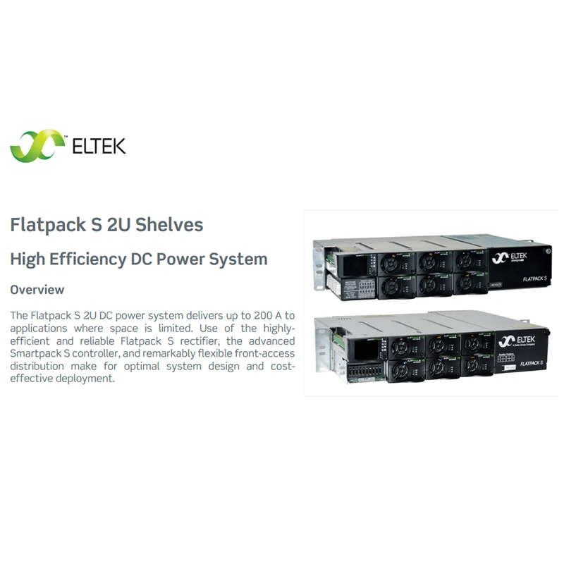 New Original Eltek Rack Mount Compack 48v 200a Eltek Rectifier Flatpack