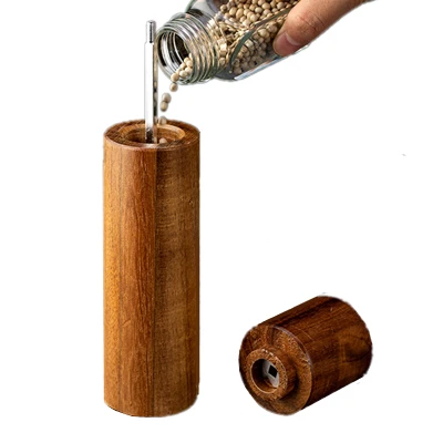 花椒,海盐,胡椒皂荚木手摇磨床