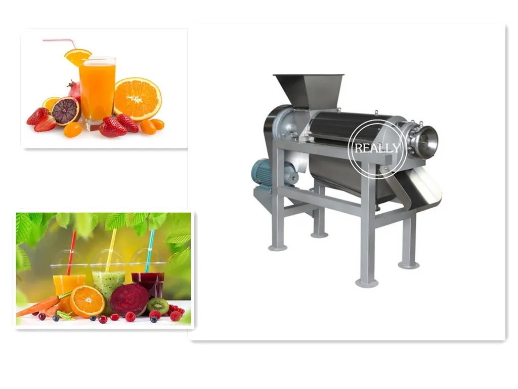 Grande capacité 1-1.5T/H Vis de la machine d'extraction de jus de fruits -  Chine Visser la vis de l'extraction de jus, extracteur de jus de fruits