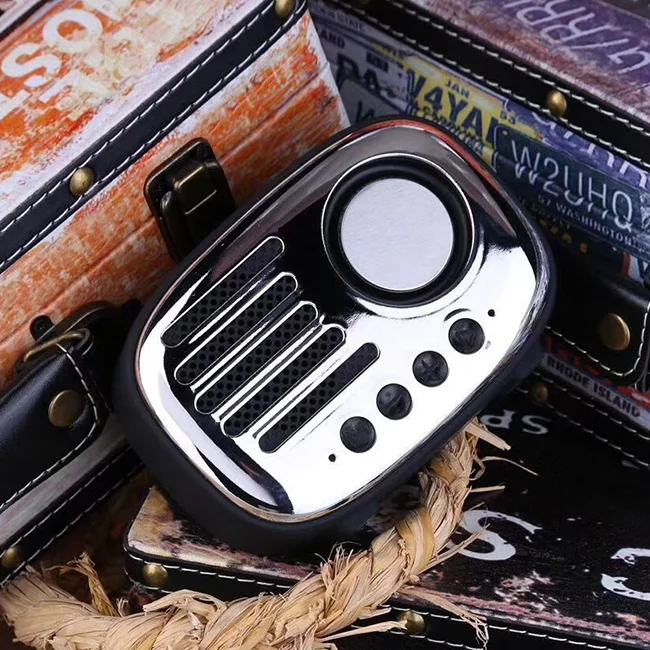 Promotion Gift Mini Portable FM Radio Retro Bluetooth Wireless Speaker - ANKUX.COM