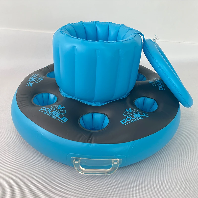 Inflatable Container Round Spot Goods Water Bucket Inflatable Floating Cooler,Cup Holder , Air ...